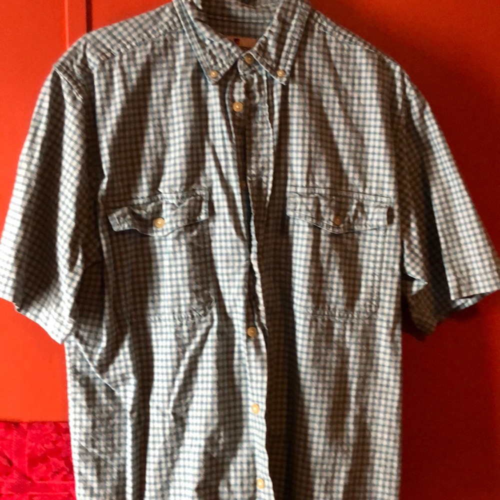 Woolrich medium button down shirt short sleeve
